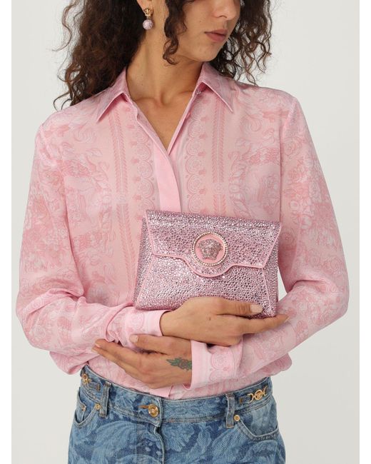 Versace Pink Schultertasche