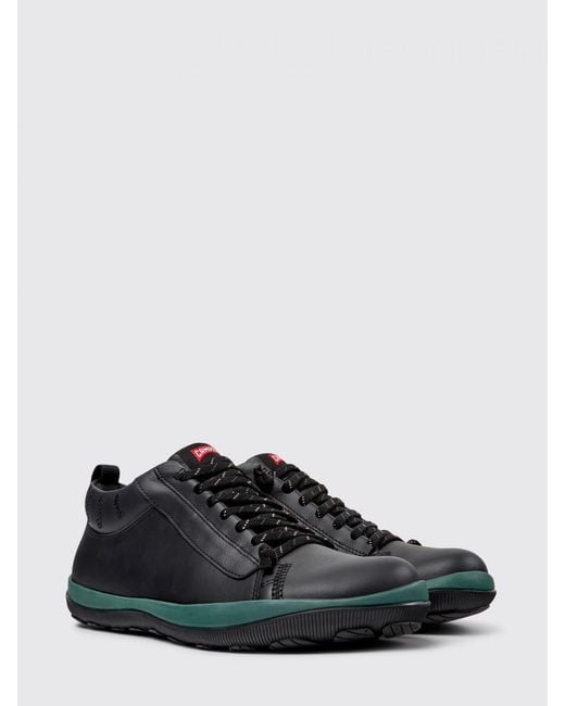 Camper Black Peu Pista Gm Gore-Tex Leather Ankle Boots for men