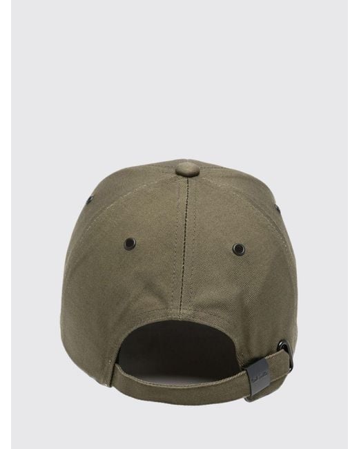 Paul Smith Green Cotton Baseball Cap With Logo Patch for men