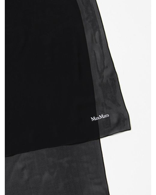 Max Mara Black Foulard
