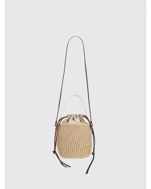 Chloé White ChloÉ Small Woody Bucket Bag