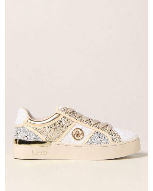 Liu Jo Silvia 53 Glitter Sneakers | Lyst