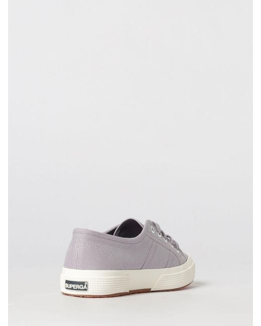 Superga White 2750-Cotu Classic Cotton Canvas Sneakers