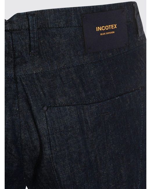 Incotex Blue Slim Fit Jeans for men