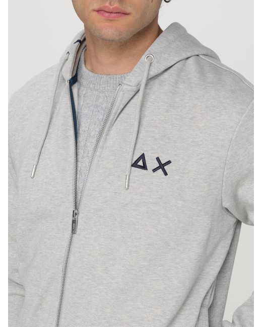 Sun 68 Gray Sweater for men