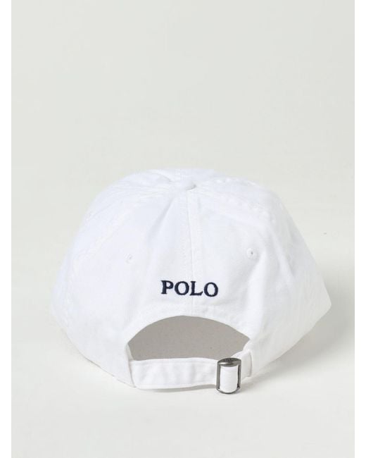 Cappello in cotone di Polo Ralph Lauren in White da Uomo
