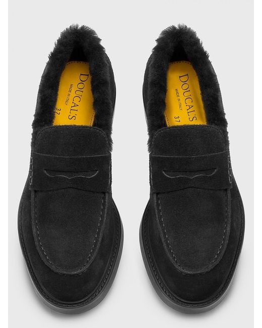 Doucal's Black Loafers