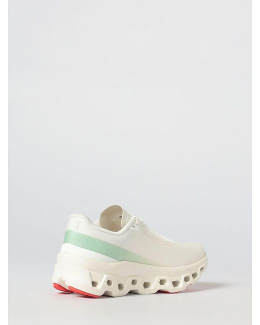 On Shoes White On Cloudmonster 1 Mesh Sneakers