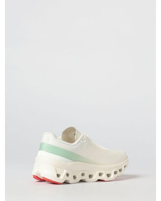 On Shoes White On Cloudmonster 1 Mesh Sneakers