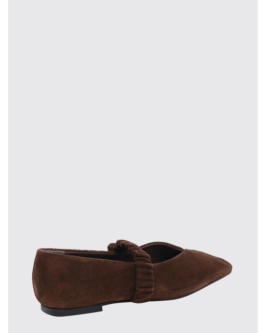 Alohas White Lautan Suede Ballerinas