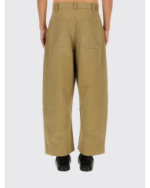 Studio Nicholson Natural Cotton Trousers for men