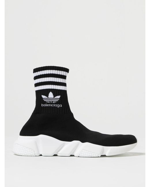 Sneakers Speed Adidas x in maglia stretch di Balenciaga in White