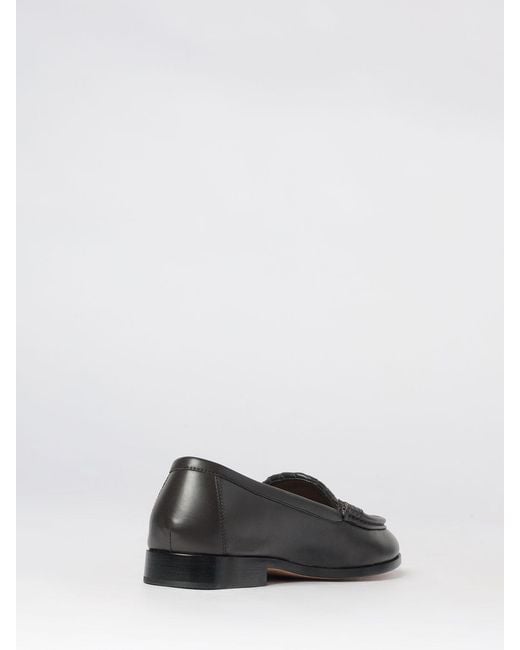 Bottega Veneta White Silenzio Intrecciato Lambskin Leather Loafers for men