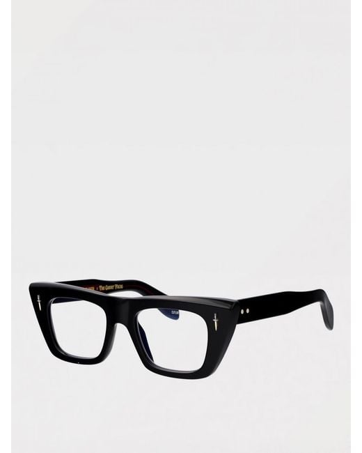 Cutler & Gross Black Cutler &Amp Gross Gfop-008 Acetate Optical Glasses for men