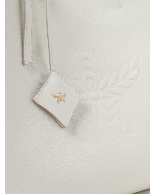 MCM White Shoulder Bag