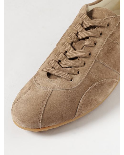 Tod's Natural Suede Sneakers