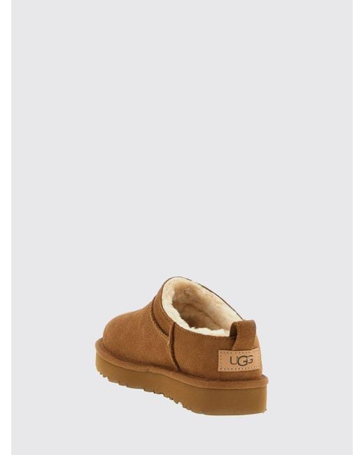 Ugg Brown Classic Micro Suede Mules