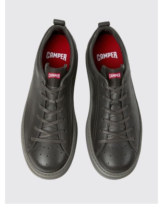 Camper Gray Runner Leather Sneakers for men