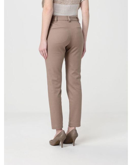 Brunello Cucinelli Natural Cropped Fit Trousers