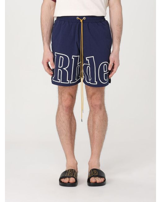 Pantalones cortos Rhude de hombre de color Blue