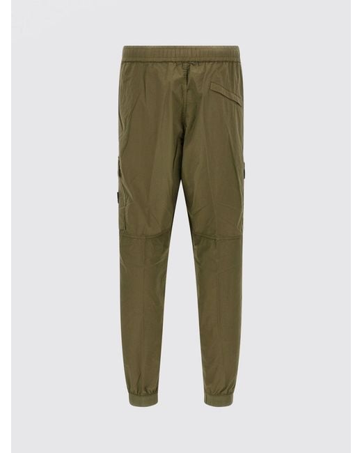 Stone Island Green Cargo Pants for men
