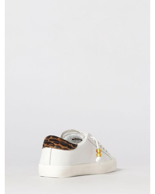 Date White Leather Hill Sneakers
