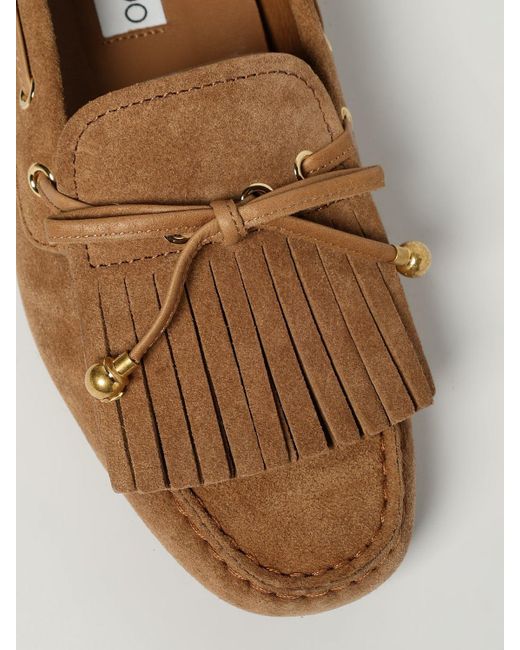 Jimmy Choo Brown Mokassins Damen