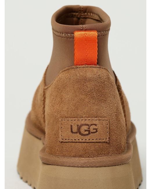 Ugg Brown Flat Ankle Boots
