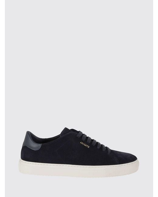 Axel Arigato White Clean 90 Suede Calfskin Low-Top Trainers for men