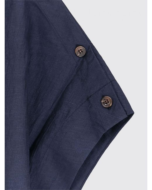 Soeur Blue Cotton And Linen T-Shirt