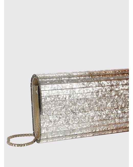 Jimmy Choo Gray Shoulder Bag