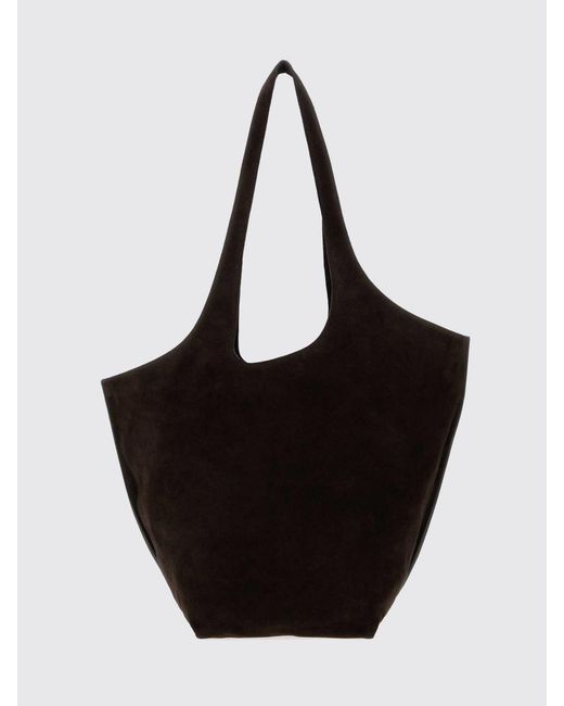 The Attico Black La Scoop Shoulder Bag