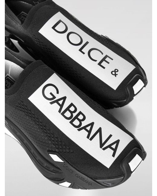 Sneakers Fast in mesh di Dolce & Gabbana in White