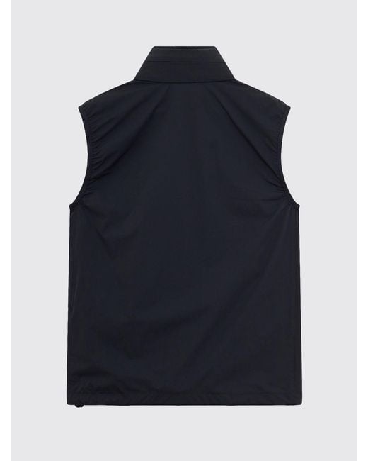 Aspesi Blue Stretch Technical Fabric Vest for men