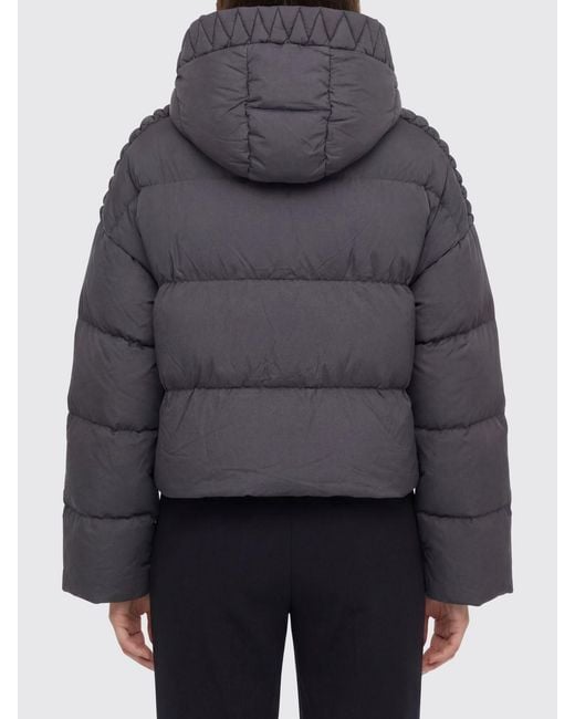 RAXXY Gray Quilted Padded Nylon Down Jacket