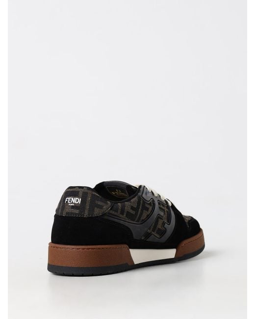 Fendi Black Match Sneakers for men