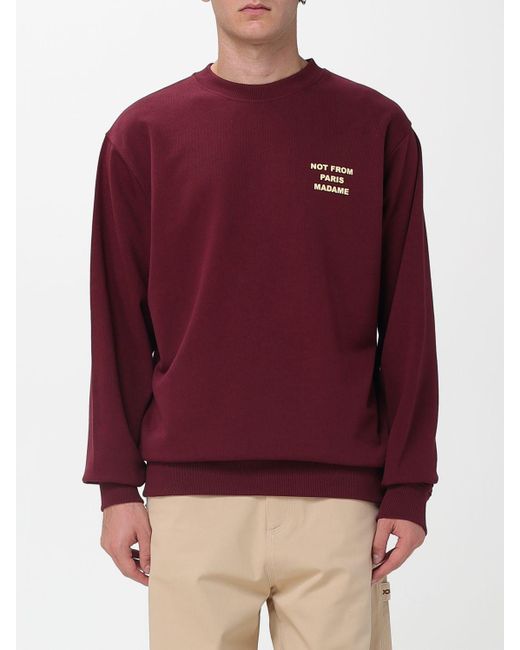 Drole de Monsieur Sweatshirt Herren in Red für Herren