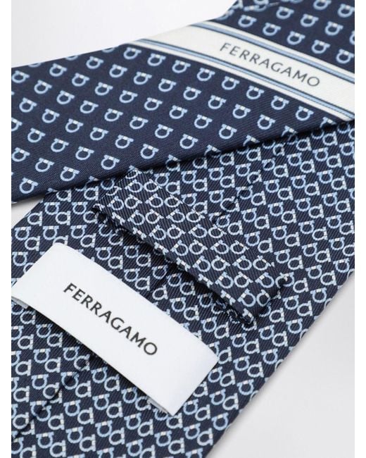 Ferragamo Blue Tie for men