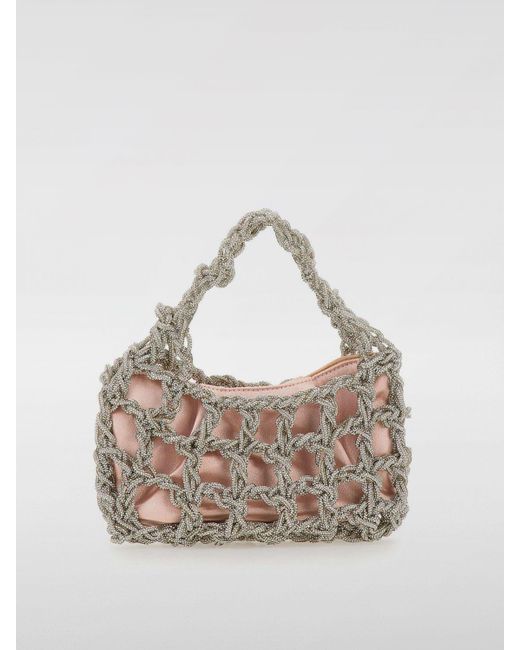 Twentyfourhaitch White Handbag