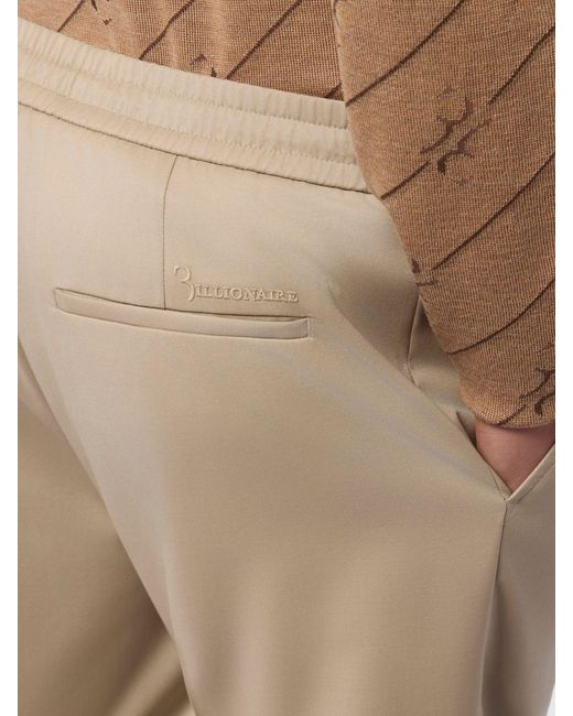 Billionaire Natural Wool Jogging Trousers for men