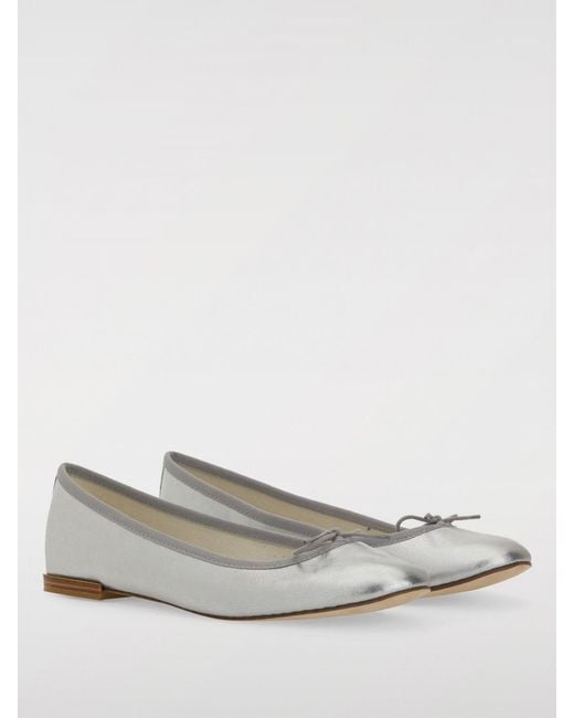 Repetto White Dancer Cendrillon Flats