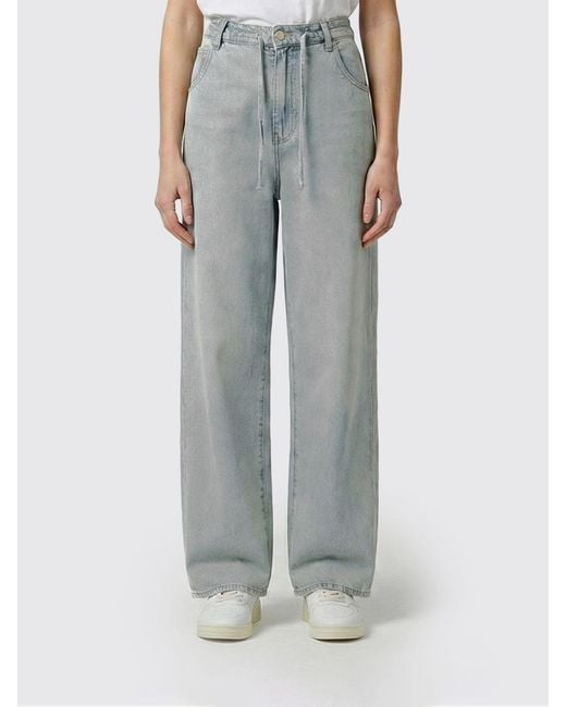 DARKPARK Gray Wide-Leg Denim Jeans