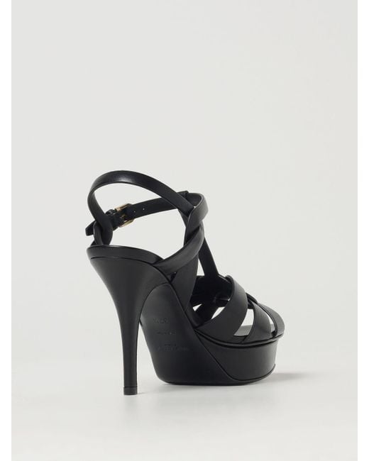 Saint Laurent Black Heeled Sandals