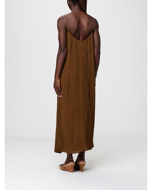 Uma Wang Brown Anaya Viscose Blend Dress