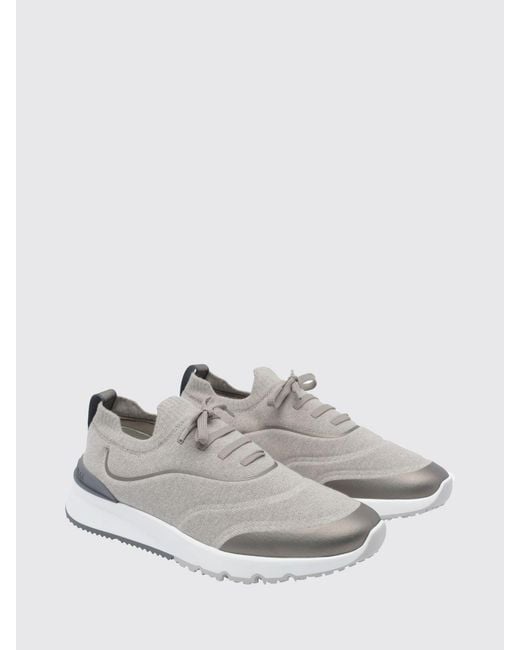 Brunello Cucinelli White Sneakers for men