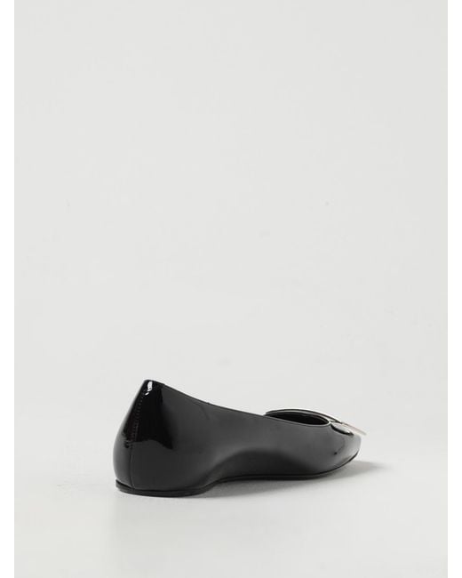 Roger Vivier Black Trompette Ballerinas By