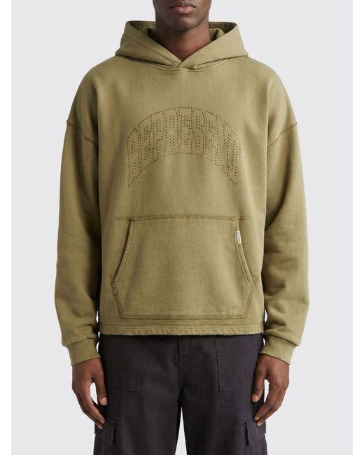 Sudadera Con Capucha De Algodón Con Logo Represent de hombre de color Green