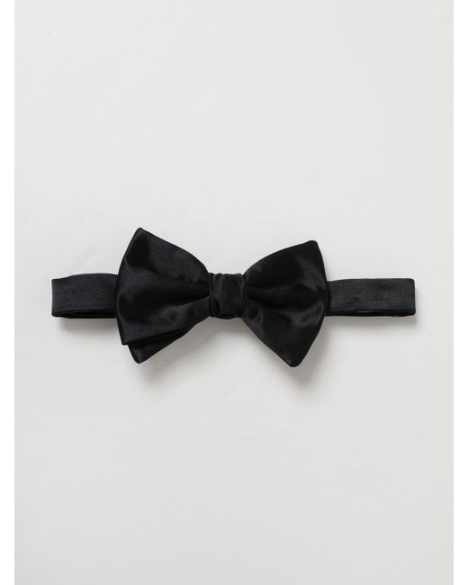 Emporio Armani Black Silk Bow Tie for men