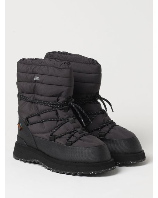 Suicoke Black Boots for men