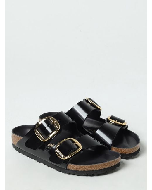 Birkenstock Black Flat Sandals